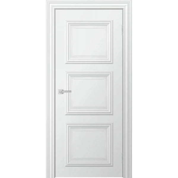 Фото Полотно дверное глухое miel 2000х900мм.,эмаль, цвет снежный