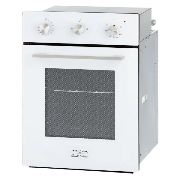 

духовой шкаф газовый 45см белаый krona stretto 45 wh, Белая