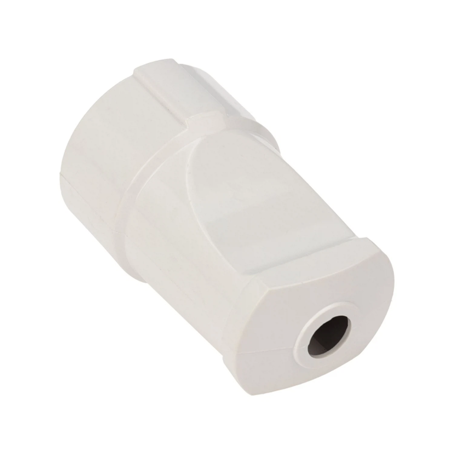 Изображение товара Штепсельное гнездо (пластик, с/з, 16A, прямое, белое), Rexant, 11-8528