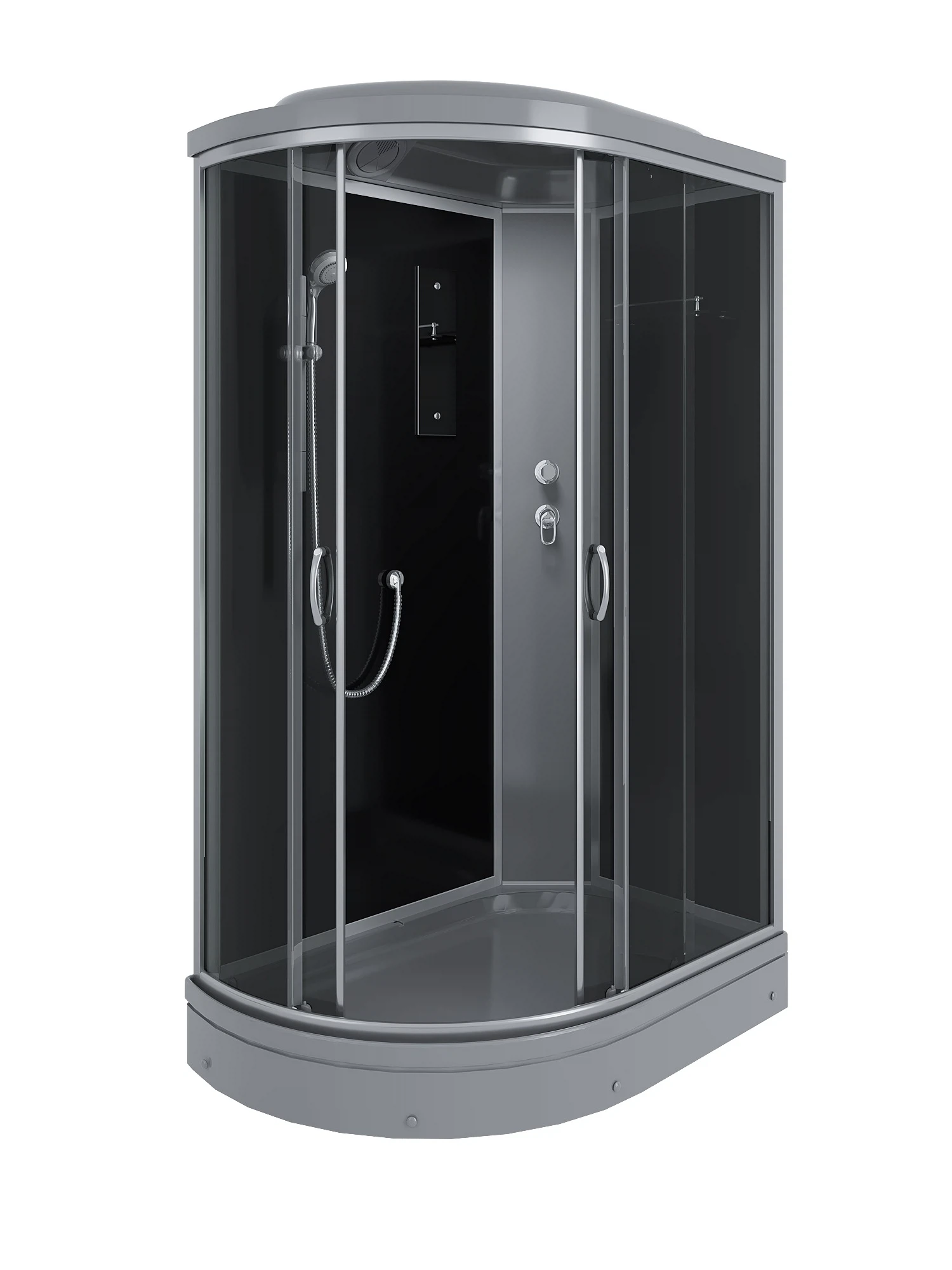 Изображение товара Душевая кабина ERLIT ER3512PR-C2-RUS_GRAY (1200*800*2150)