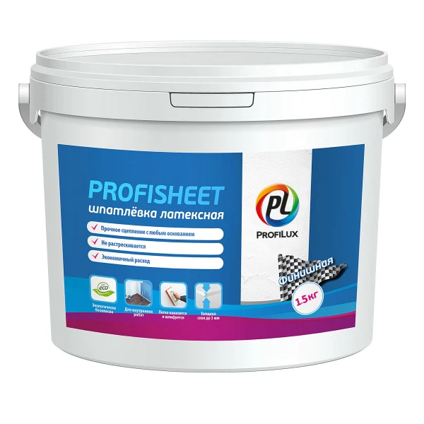 

шпатлевка profilux profisheet латексная 1,5кг