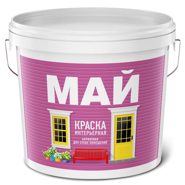 

краска май интерьерная, ведро 13 кг