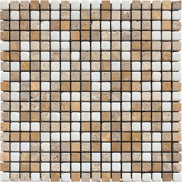 

мозаика из мрамора natural бежевый 30,5*30,5 7mt-02-15t, Бежевая