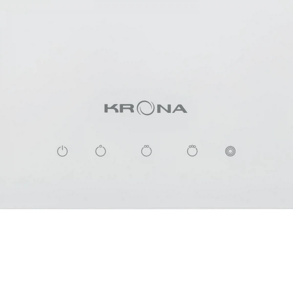 вытяжка кухонная наклонная 60см krona clementina white s 00026676