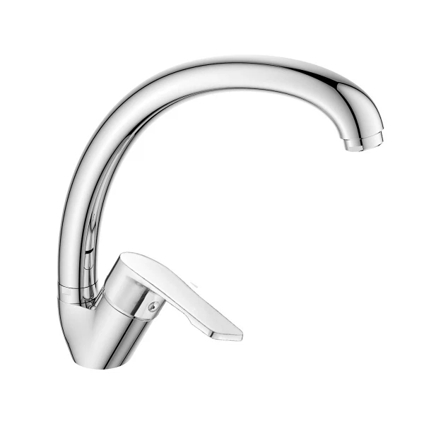 

смеситель для кухни однорычажный decoroom dr71 dr23021, Хром