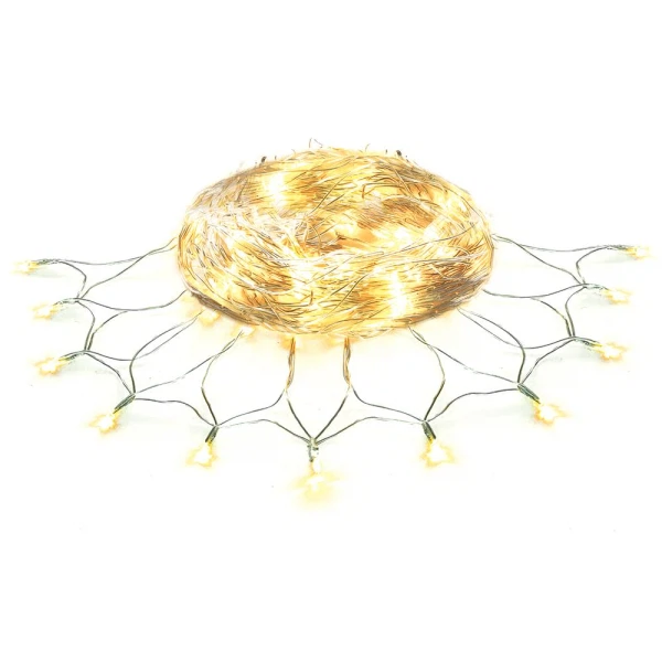 

электрогирлянда сеть 176 теплых led ламп 2*1,5м, 220v 55074