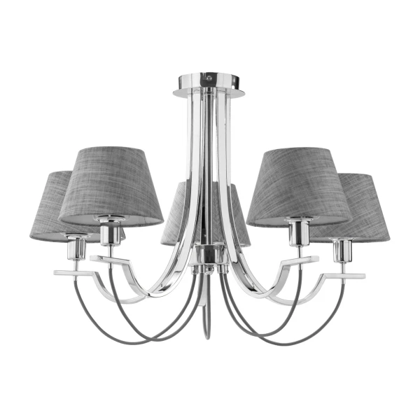 

люстра подвесная freya felisa fr5019cl-05ch е14 5x40вт ip 20 хром