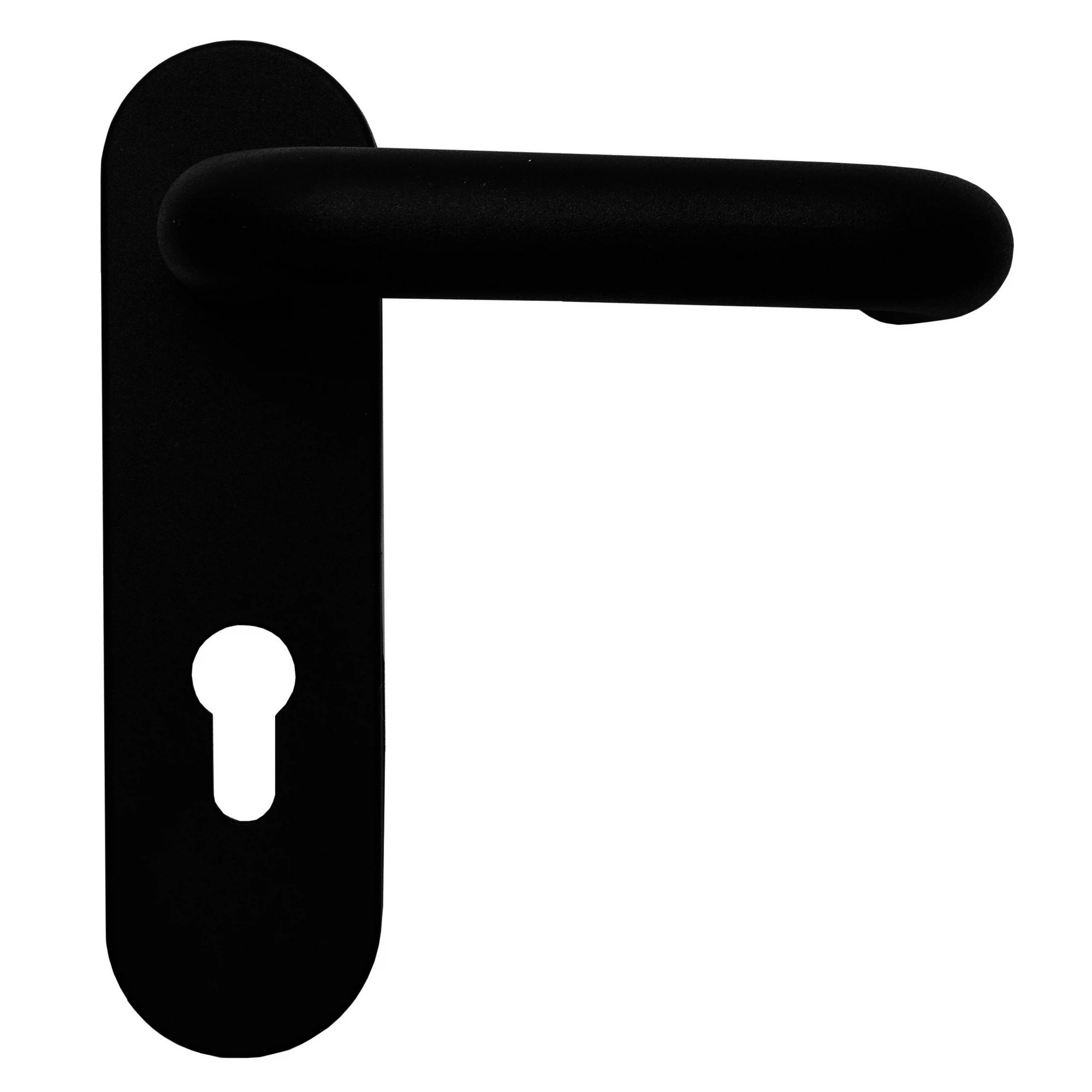 Изображение товара Противопожарная дверная ручка TRODOS 1919/1 (SPRING) черная