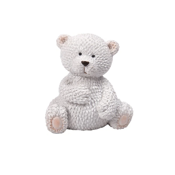 

фигурка декоративная из полирезины зимний мишка / 6,5x6,5x7 см см арт.75668