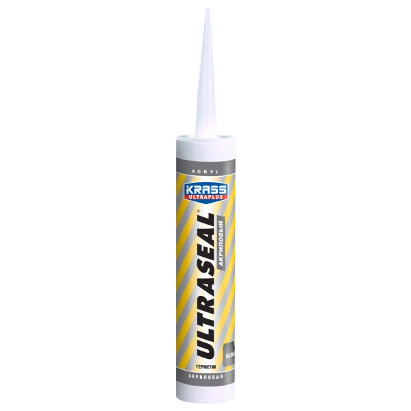 

герметик акриловый krass ultraseal белый 260мл
