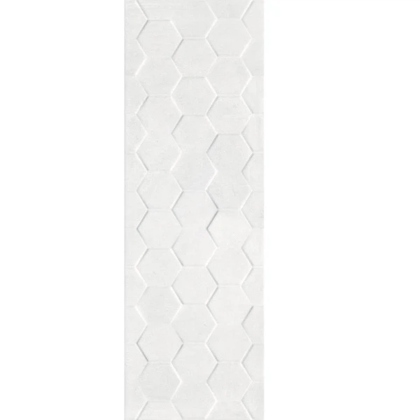

плитка настенная polaris hexagon light серый 25x75 50637, Серая