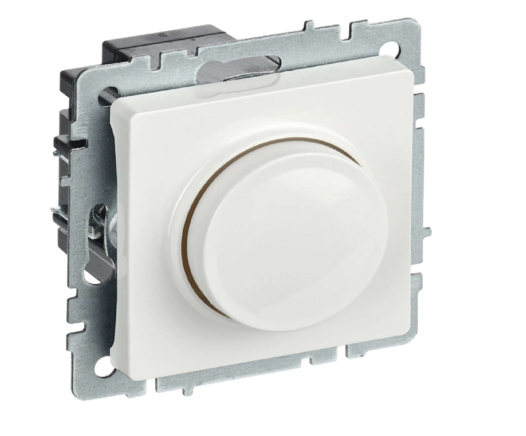 Изображение товара Светорегулятор IEK BRITE BASE белый 600Вт СС10-1-0-БрБ