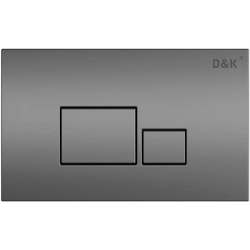 Изображение товара Клавиша смыва D&K Quadro DB1519002 двойная хромированная панель