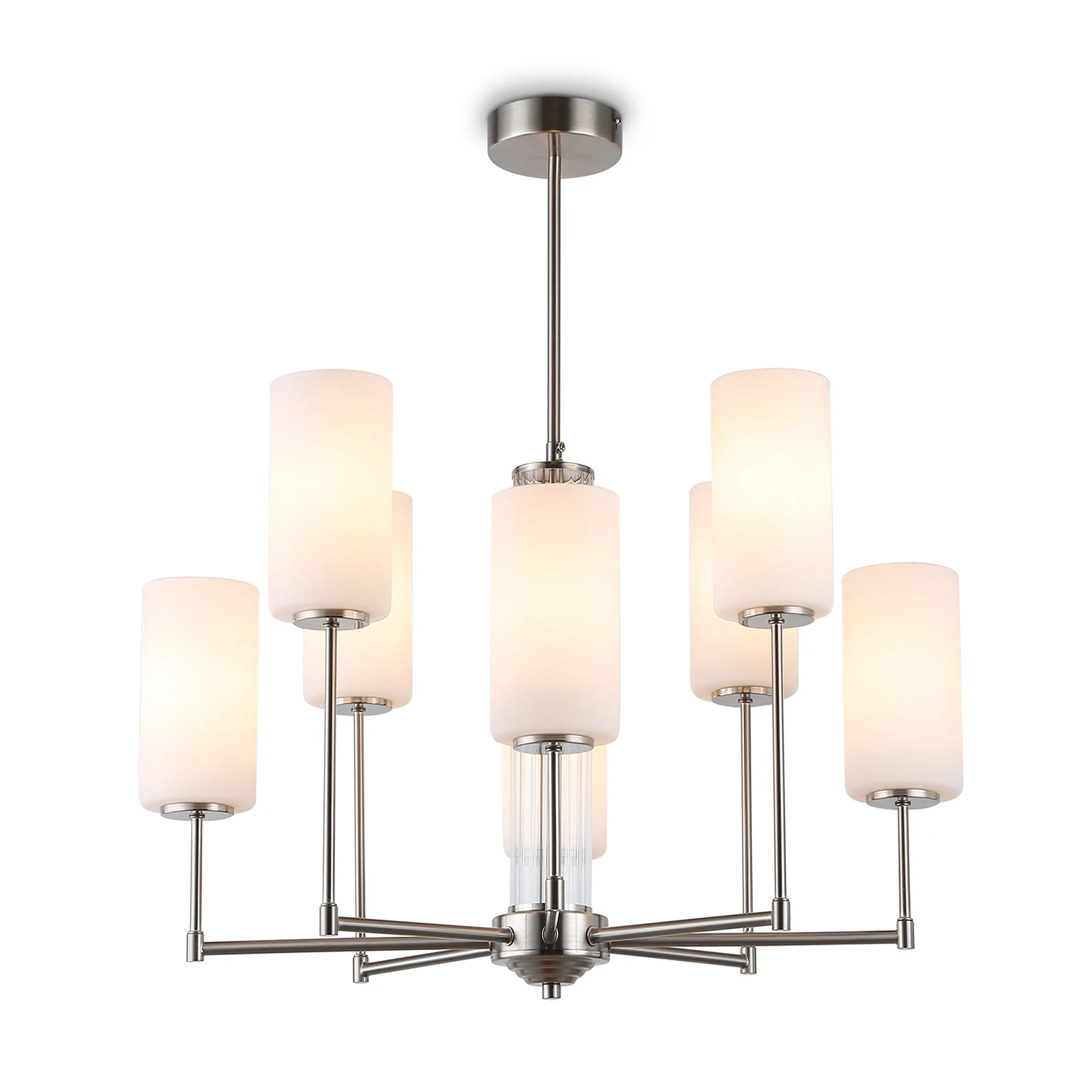 Изображение товара Люстра на штанге AMBRELLA LIGHT 8 ламп, 60Вт, IP20 Никель LH56213