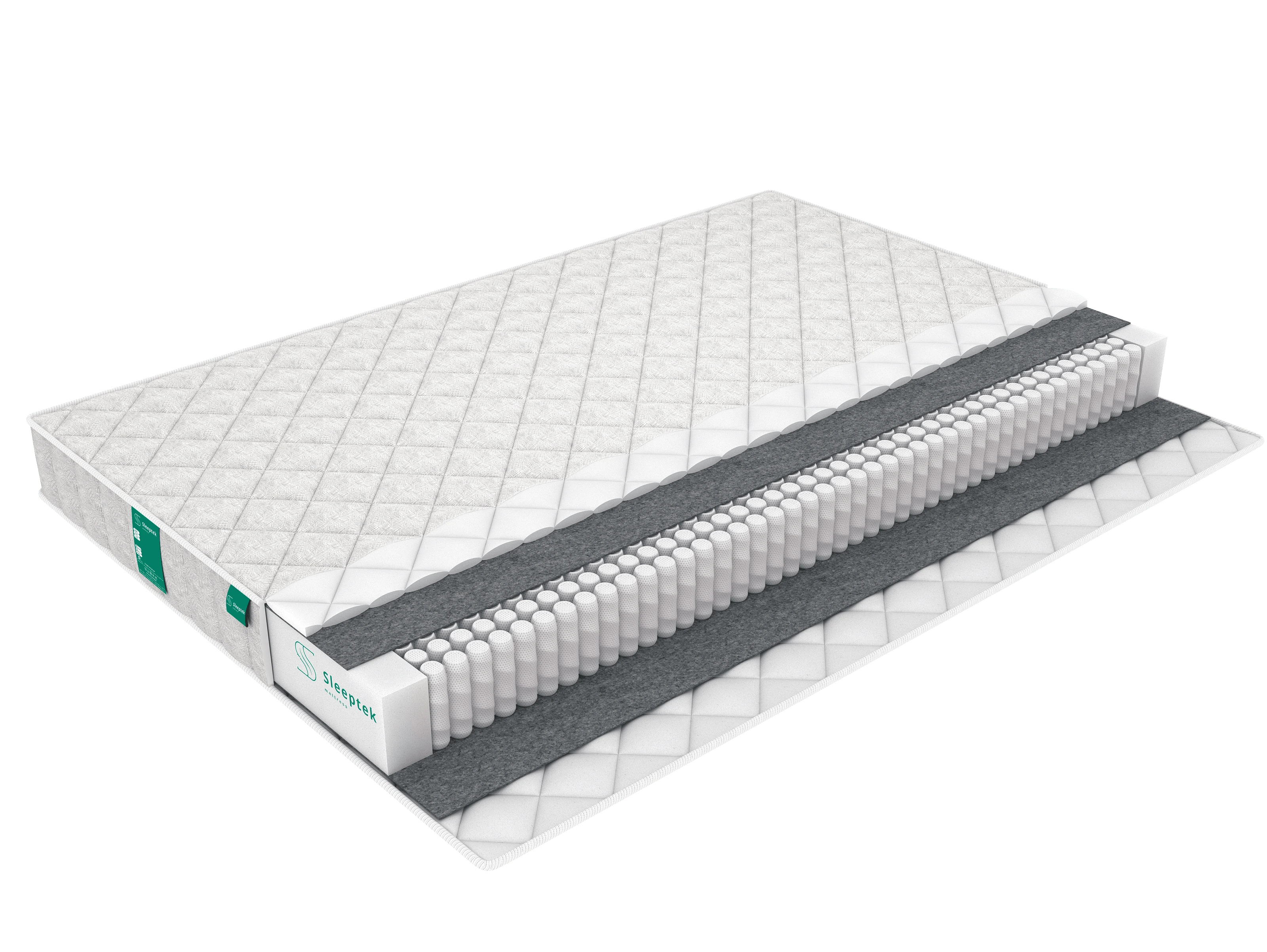 Изображение товара Матрас Sleeptek Simple 1000 90x200 см, независимый пружинный блок, средняя жесткость