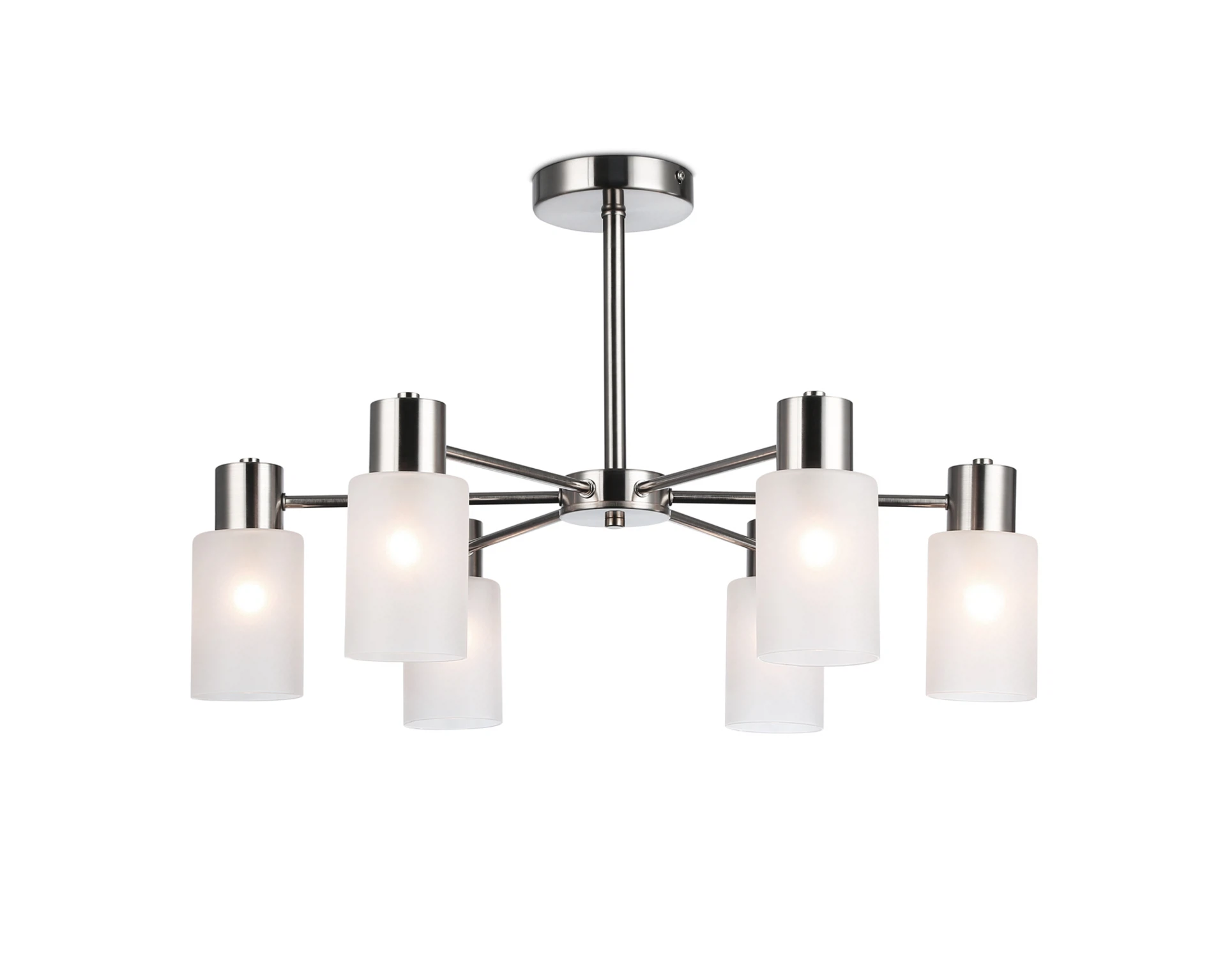 Изображение товара Люстра подвесная TR9572 AMBRELLA LIGHT сатин E14*6 max 40W 620*620*385 Изображение товара Люстра подвесная TR9572 AMBRELLA LIGHT сатин E14*6 max 40W 620*620*385