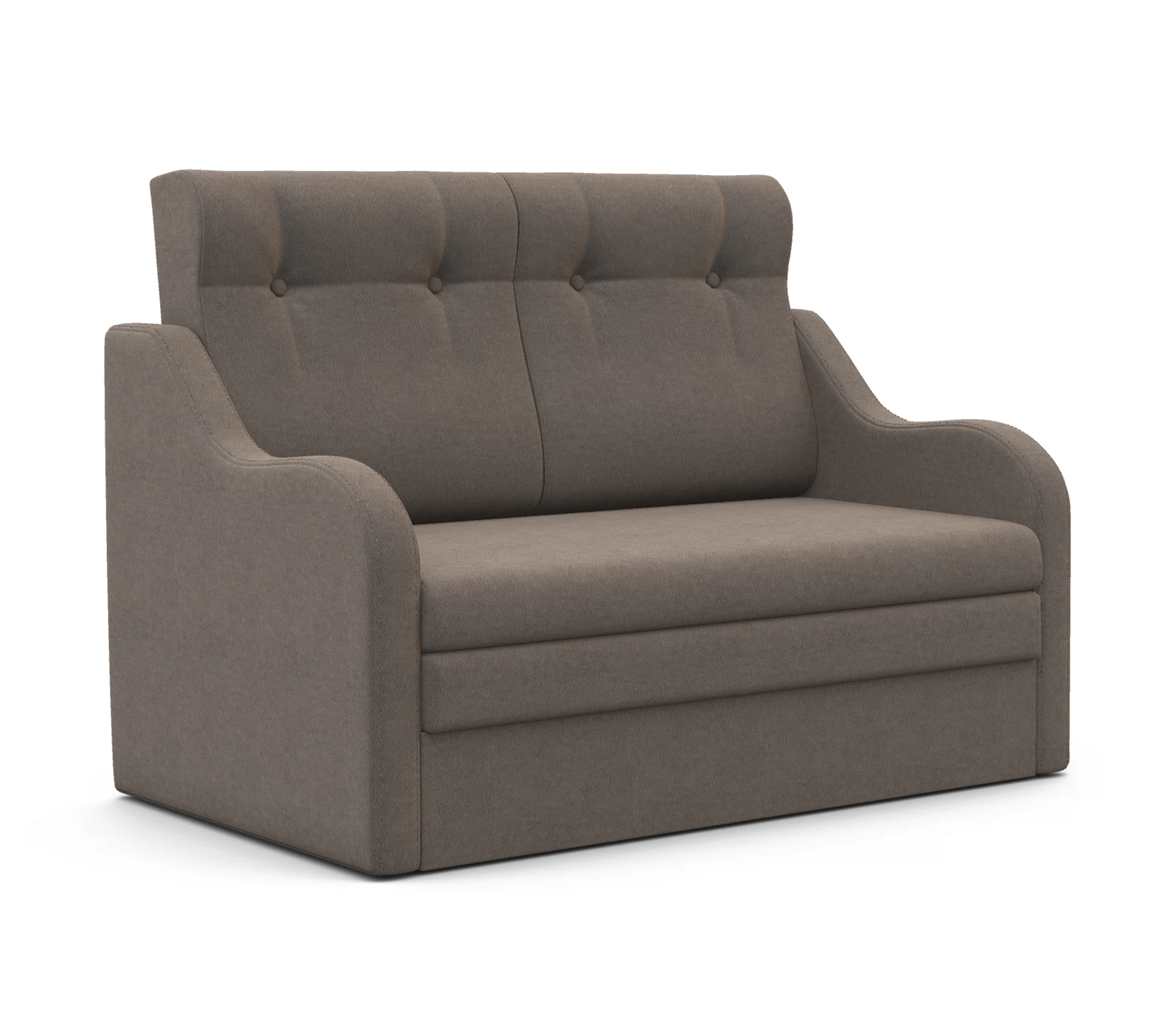 Изображение товара Диван-кровать Классика 2В велюр светло-коричневый