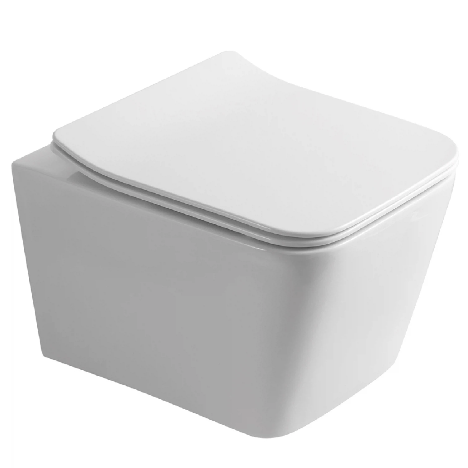 Изображение товара Унитаз подвесной WesnaArt KUBUS 205-KUB13, белый