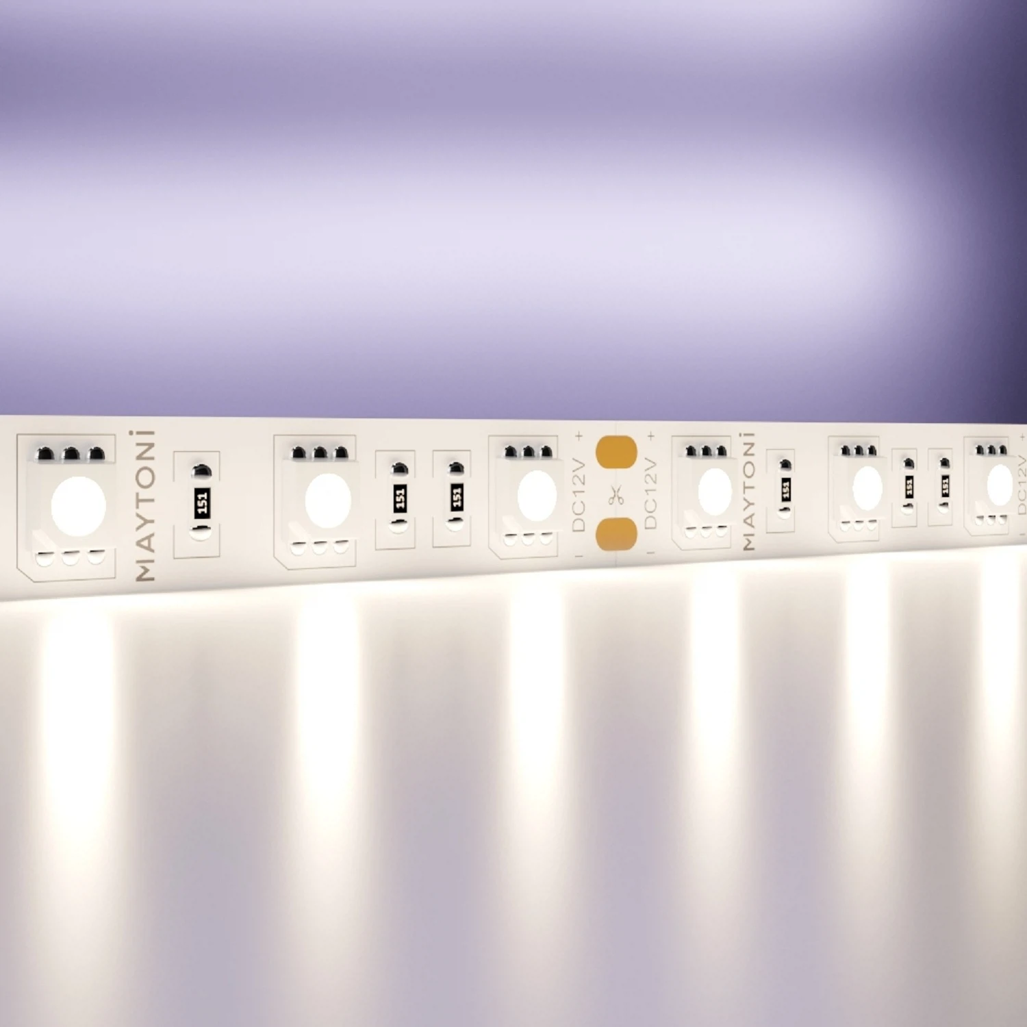 Изображение товара Светодиодная лента Maytoni LED Strip 12V 5050 14,4Вт/м 4000K 5м IP20