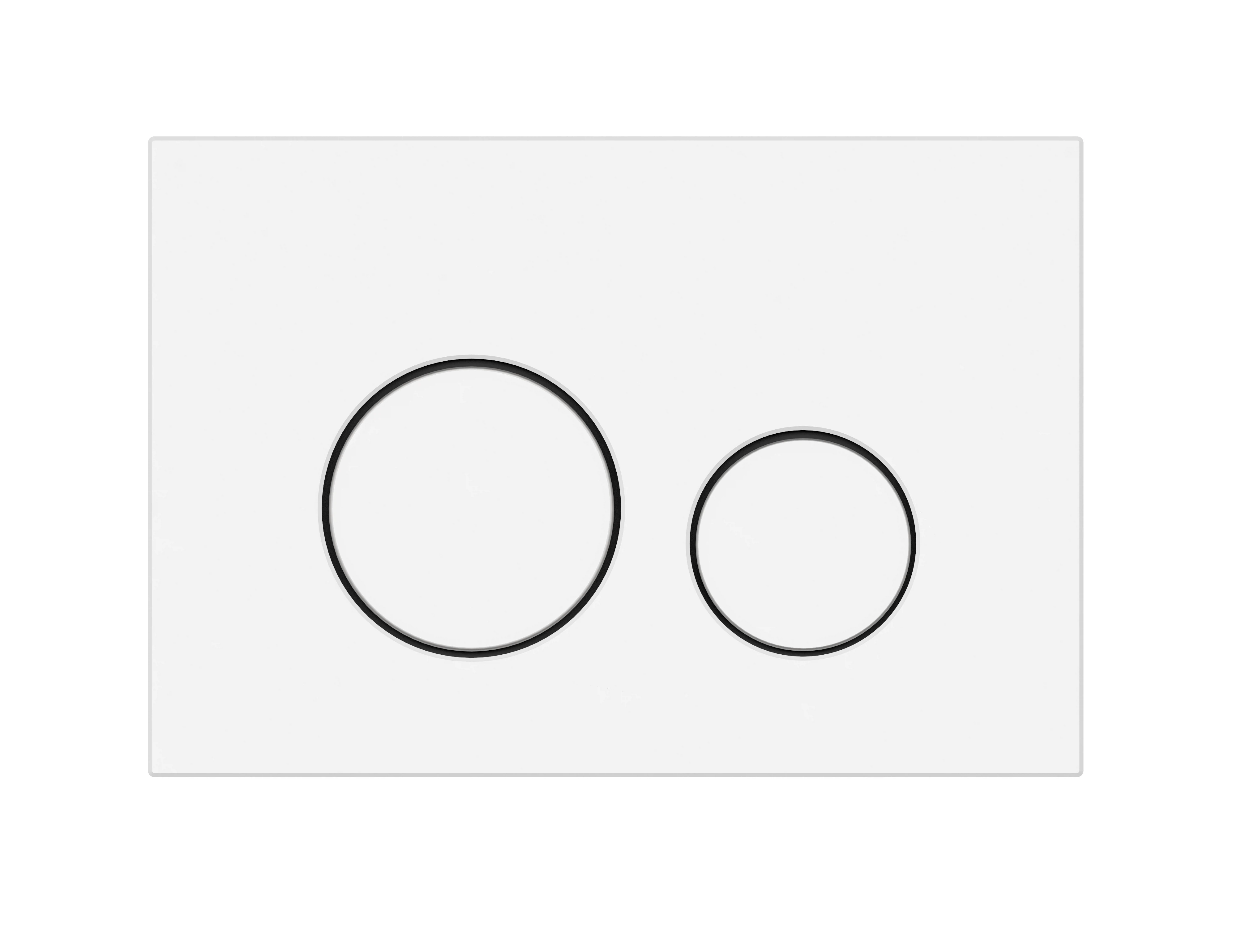 Изображение товара Кнопка TWINS для LINK PRO/VECTOR/LINK/HI-TEC белая матовая пластиковая