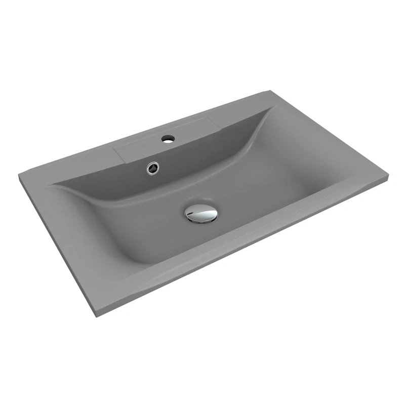 Изображение товара Раковина Florentina Прима 75 см 10.010.00750.307, серый шёлк
