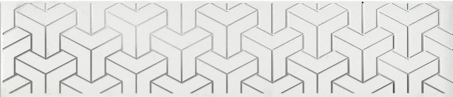 Изображение товара Бордюр керамический Белый матовый Ломбардиа Kerama Marazzi 25x5.4x0.8