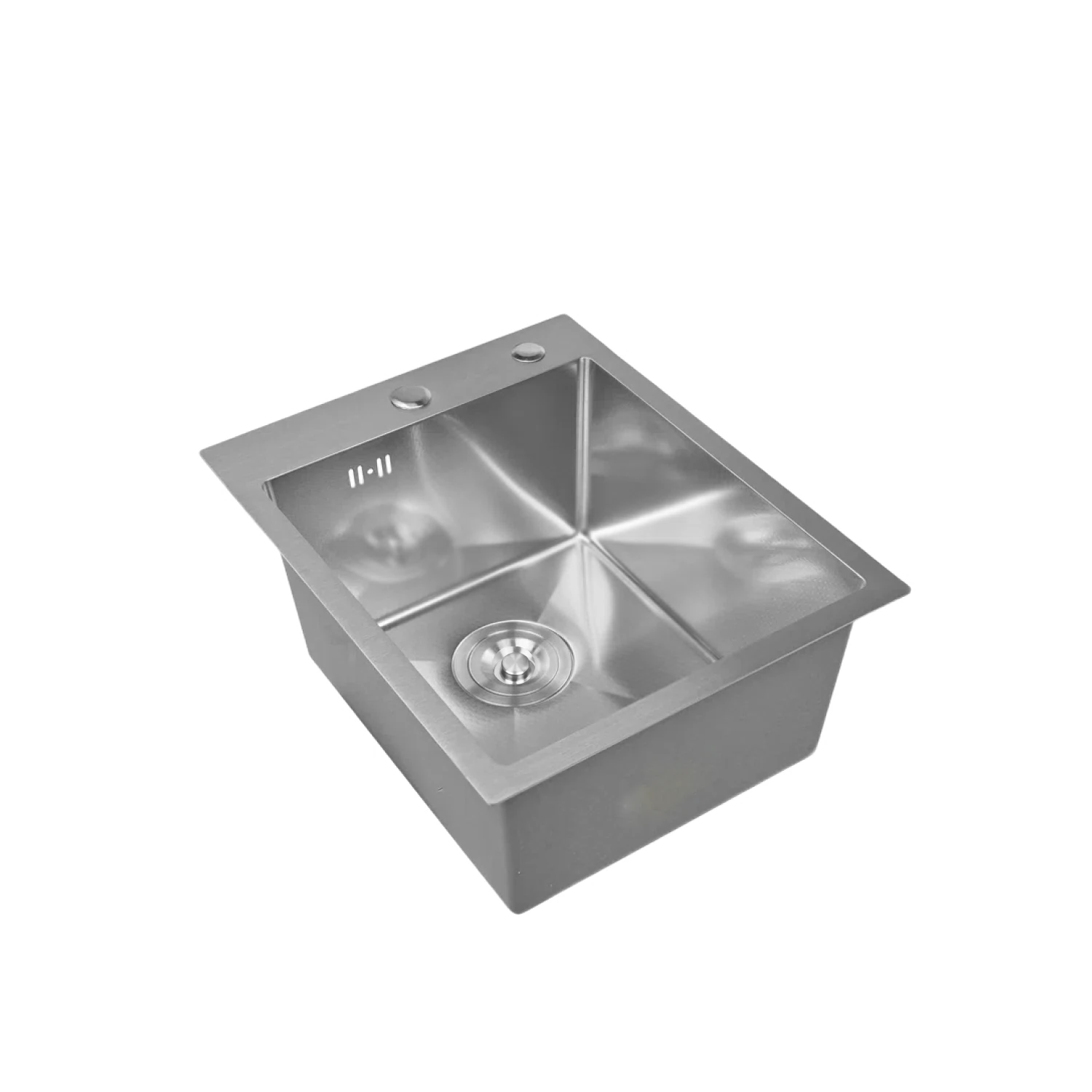 Изображение товара Мойка для кухни нержавеющая 40х50, рифленая. Сифон с ведерком. WS34050D/W02-114