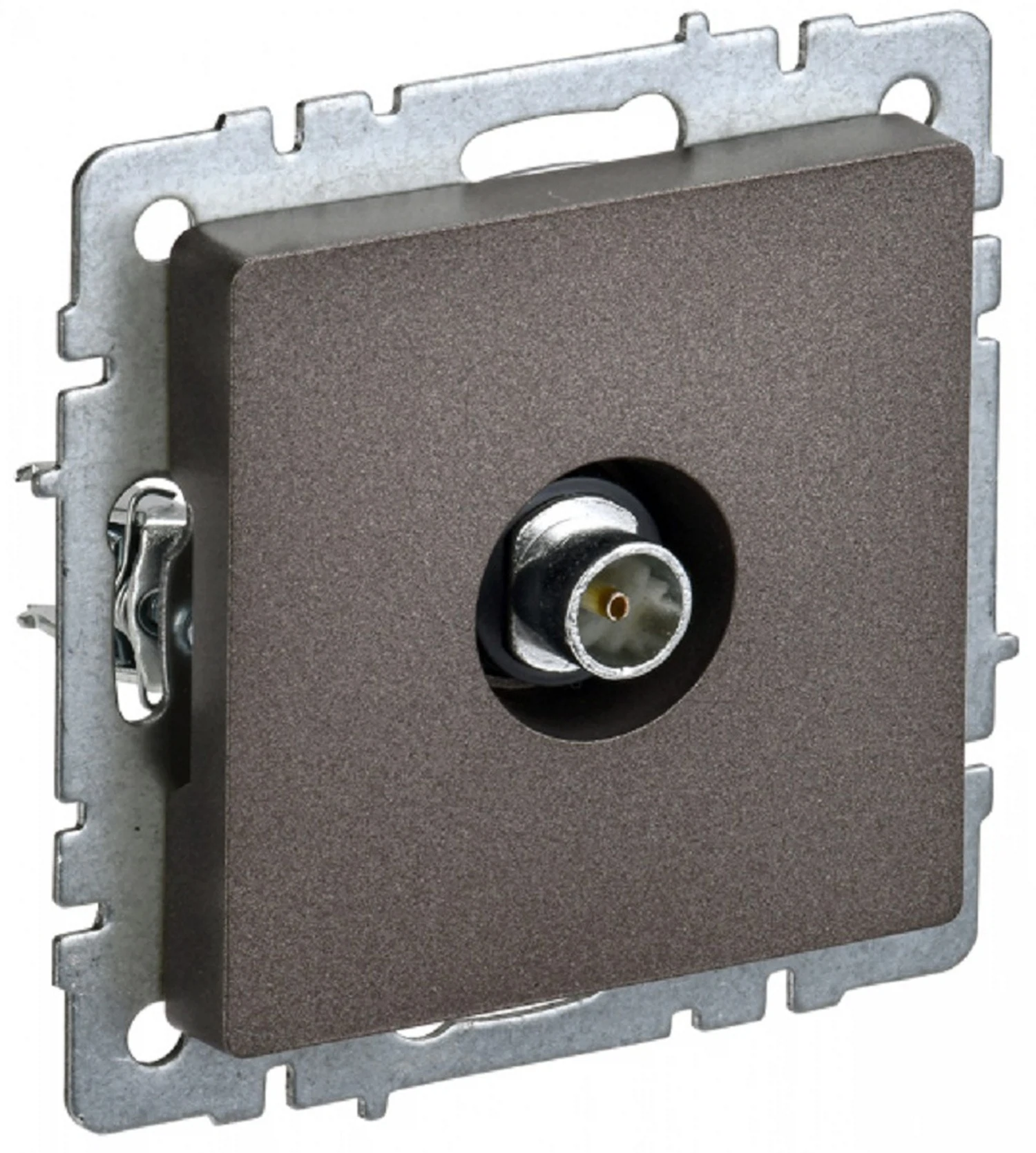 Изображение товара Розетка TV оконечная IEK BRITE BASE темн.бронза RTВ11-0-БрТБ