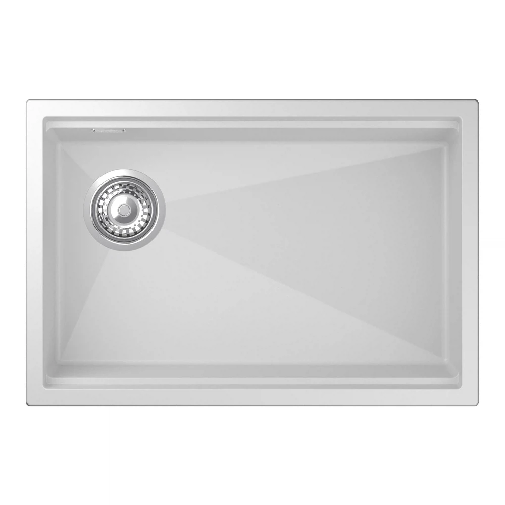 Изображение товара Кухонная мойка Rivelato LINO LN-654-L иней, кварц Изображение товара Кухонная мойка Rivelato LINO LN-654-L иней, кварц