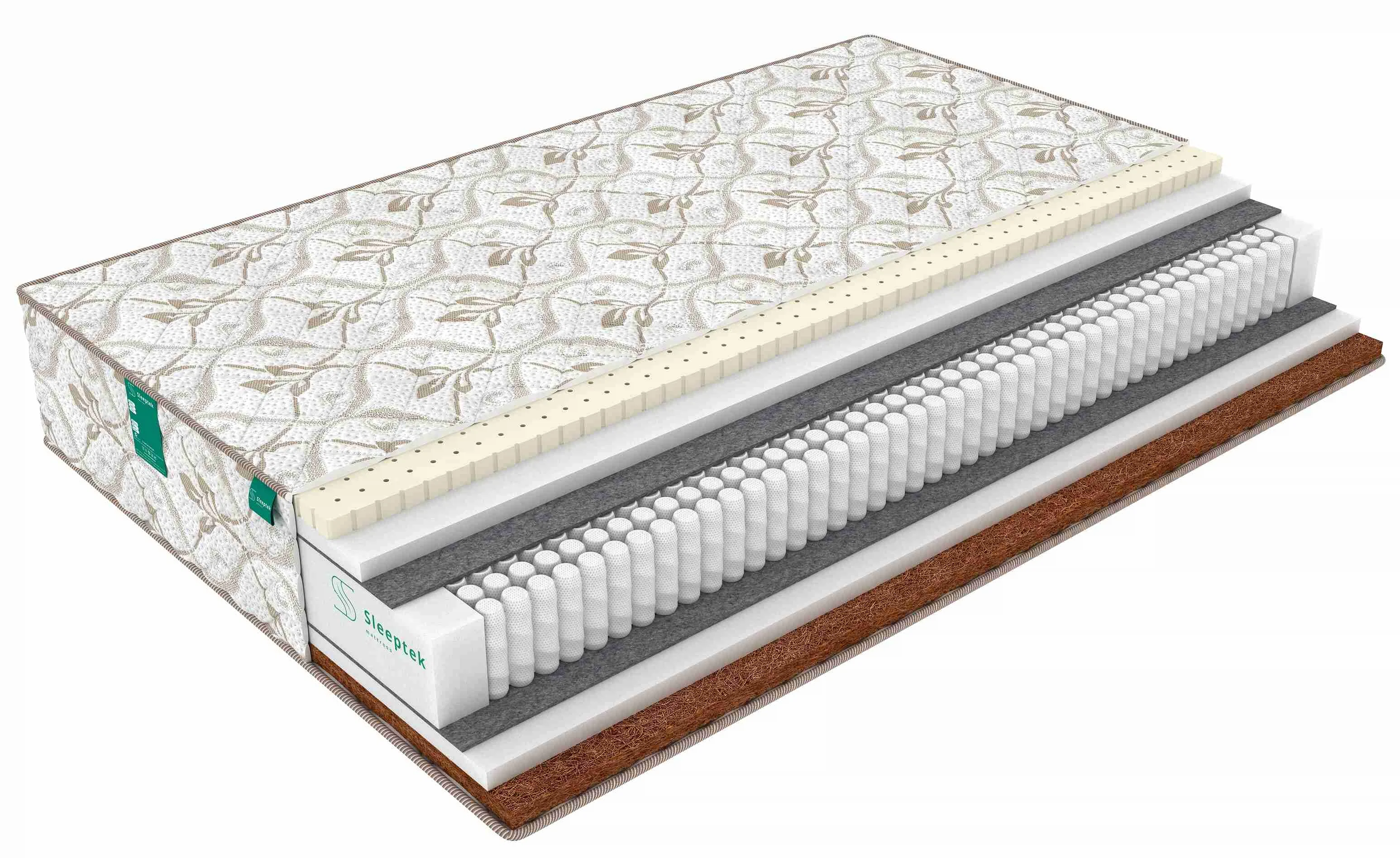 Изображение товара Матрас Sleeptek Perfect Latex Cocos Norma 180х200 см с двусторонней жесткостью