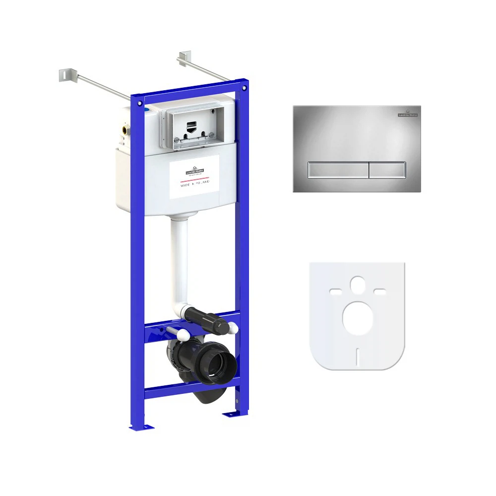 Изображение товара Система инсталляции Lavinia Boho RelFix с клавишей смыва, цвет клавиши хром. 77020014