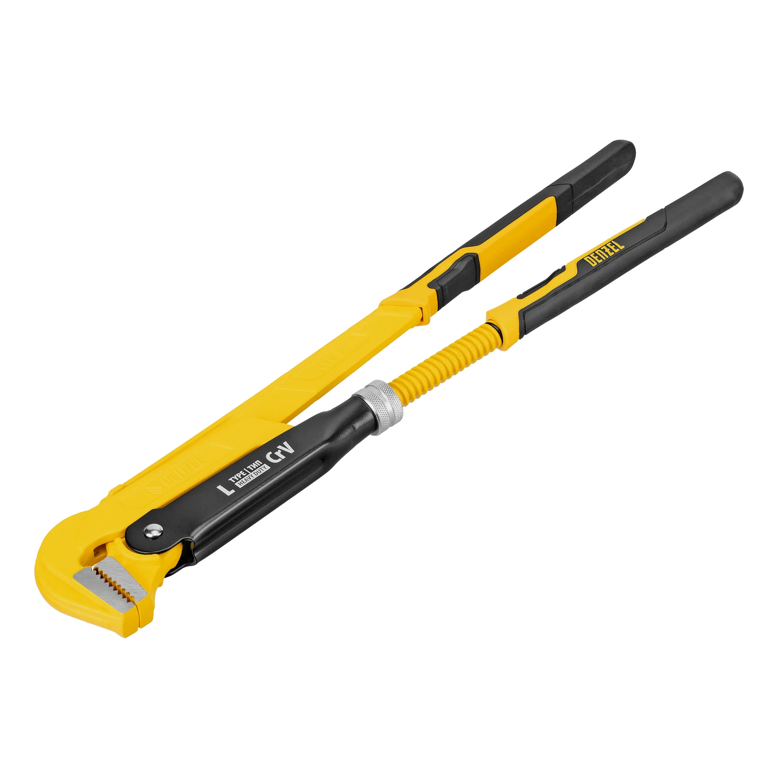 Изображение товара Ключ трубный рычажный DENZEL 15648 2 дюйма цельнокованый CrV