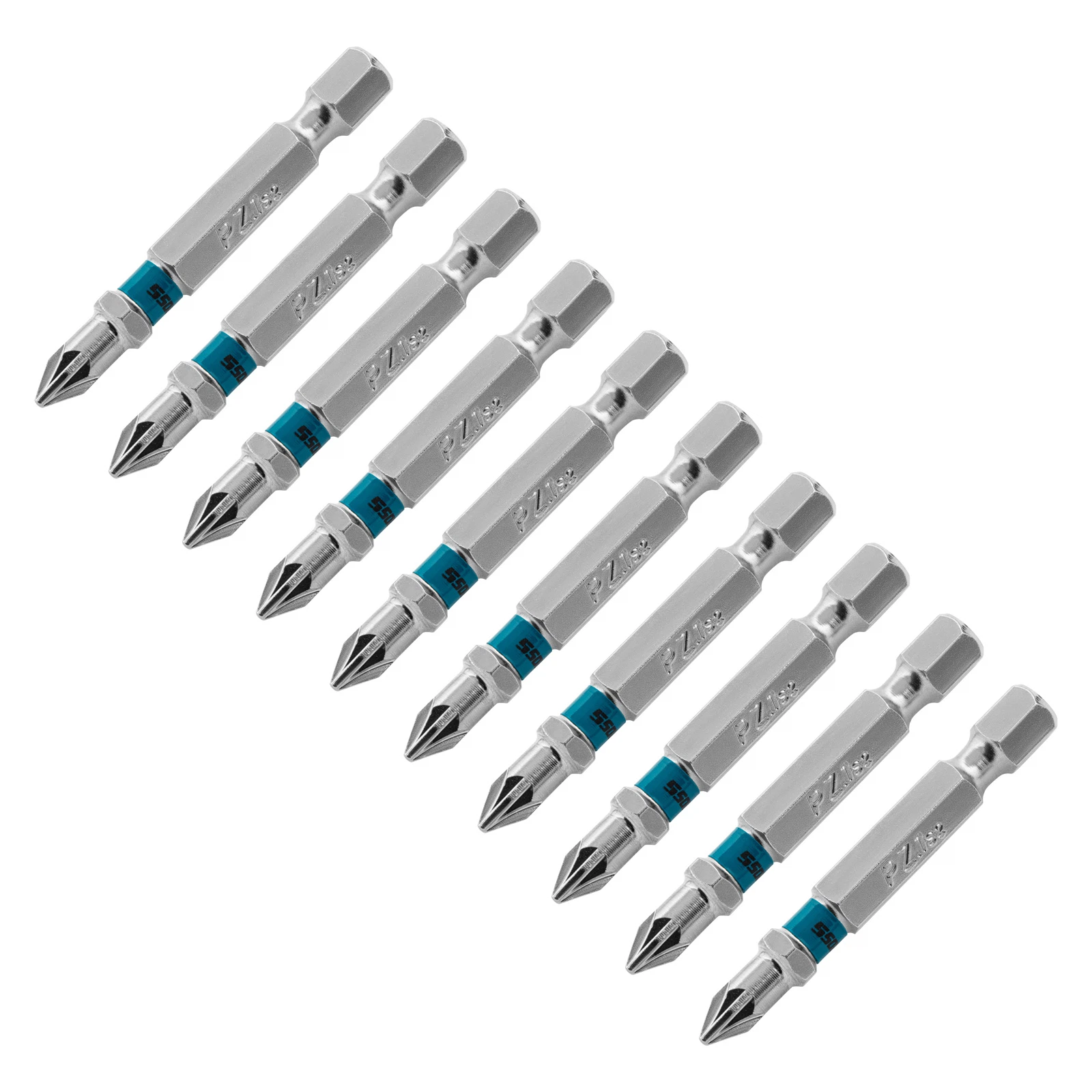 Изображение товара Бита PZ1х50мм, сталь S2, шестигр., 10 шт., Gross 113044