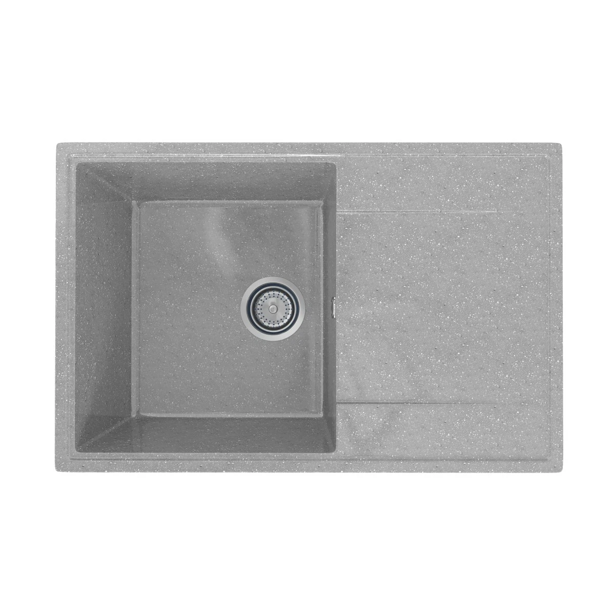Изображение товара Кухонная мойка Practik PR-M-735-003 (без сифона), светло-серый, искусственный камень