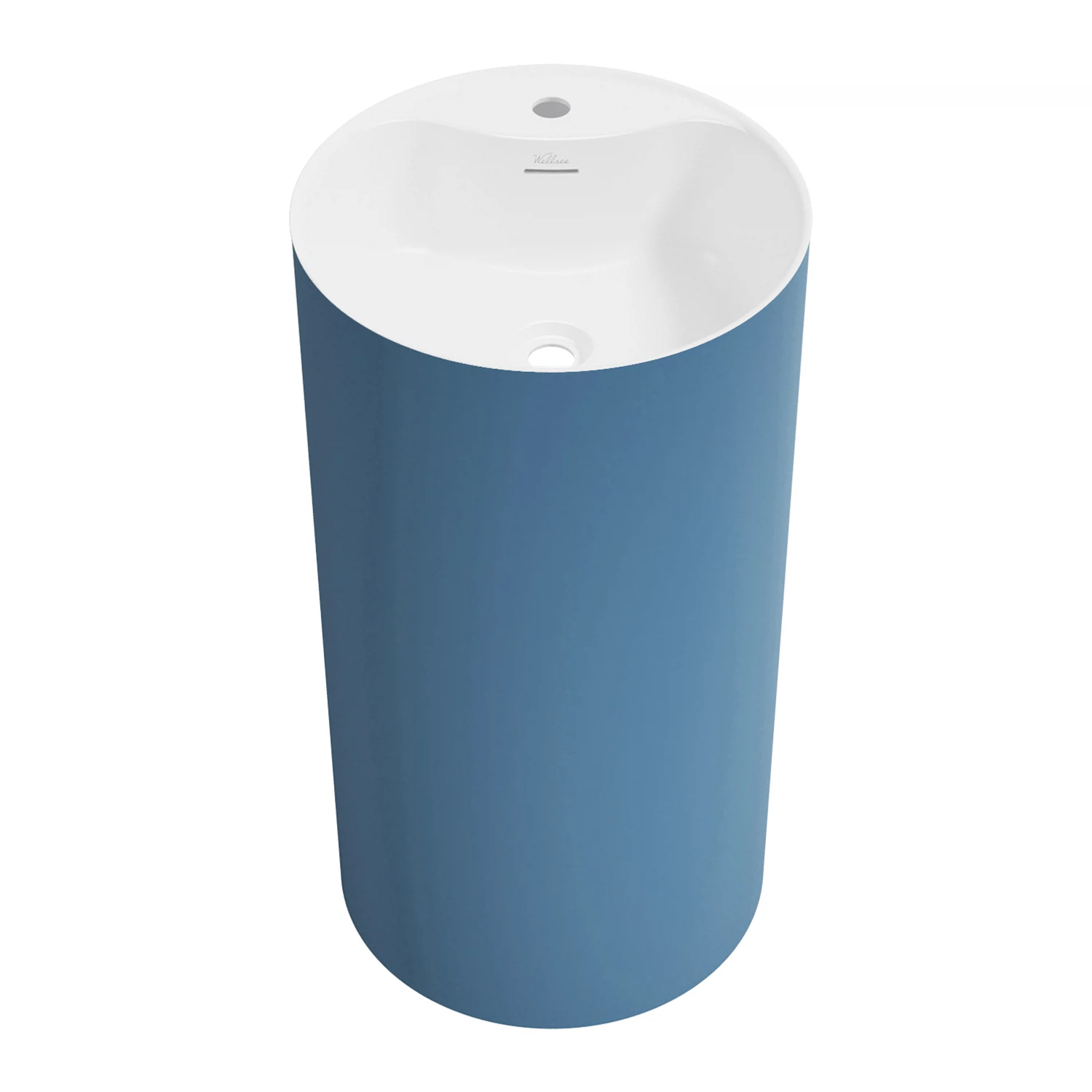 Изображение товара Напольная раковина для ванной Wellsee Chalice Perfection 45 см акрил темно-синий