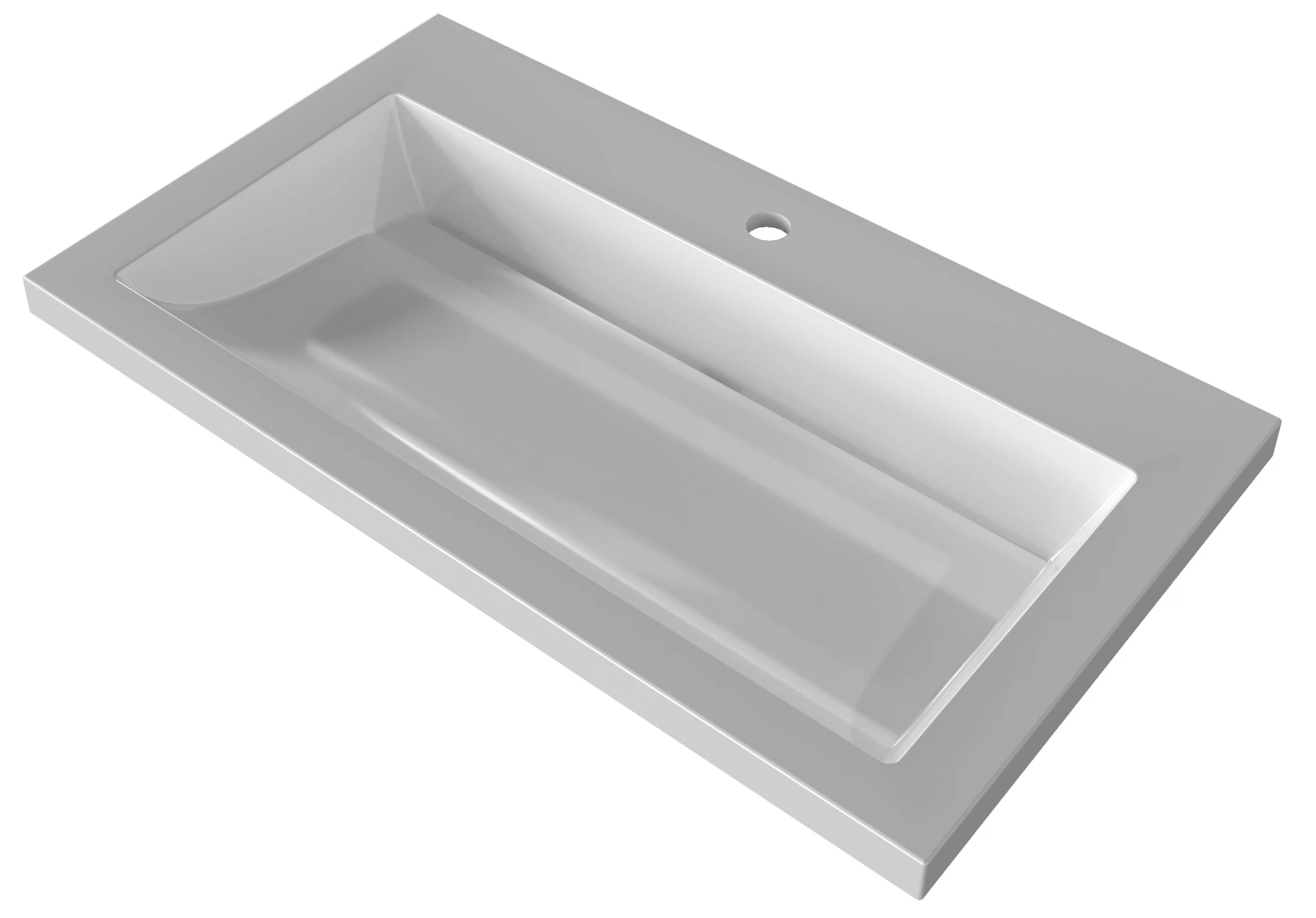 Изображение товара Раковина встраиваемая сверху для ванной комнаты Stella Polar 70 белая SP-00002050