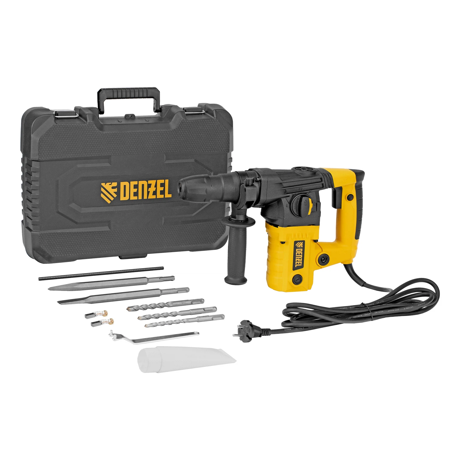 Изображение товара Перфоратор DENZEL RHVB-1100-26 SDS+ 1100 Вт для строительных работ