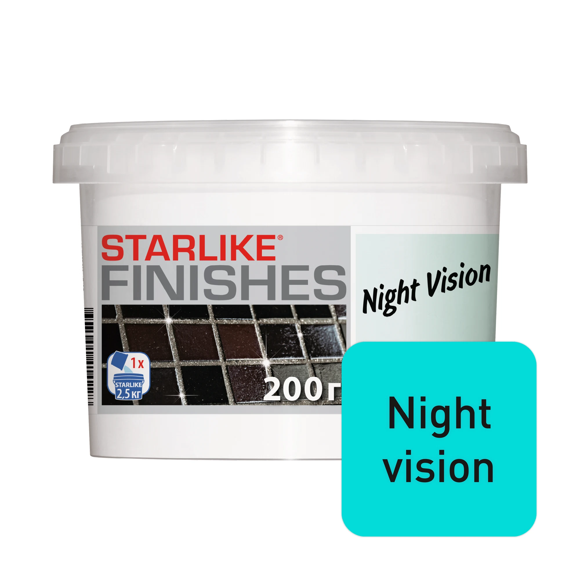 Изображение товара Добавка для эпоксидной затирки LITOKOL STARLIKE FINISHES NIGHT VISION цвет фотолюминесцентная 0,2кг