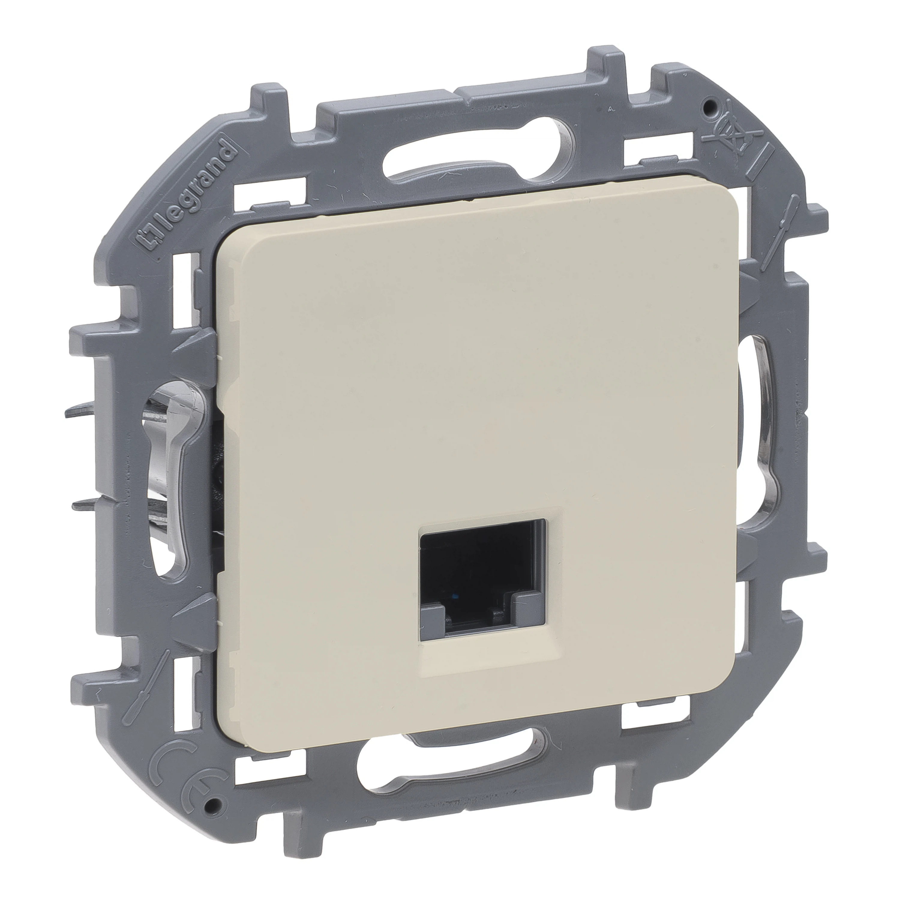 Изображение товара Розетка Ethernet RJ45 категории 5e Inspira Legrand скрытая установка бежевый