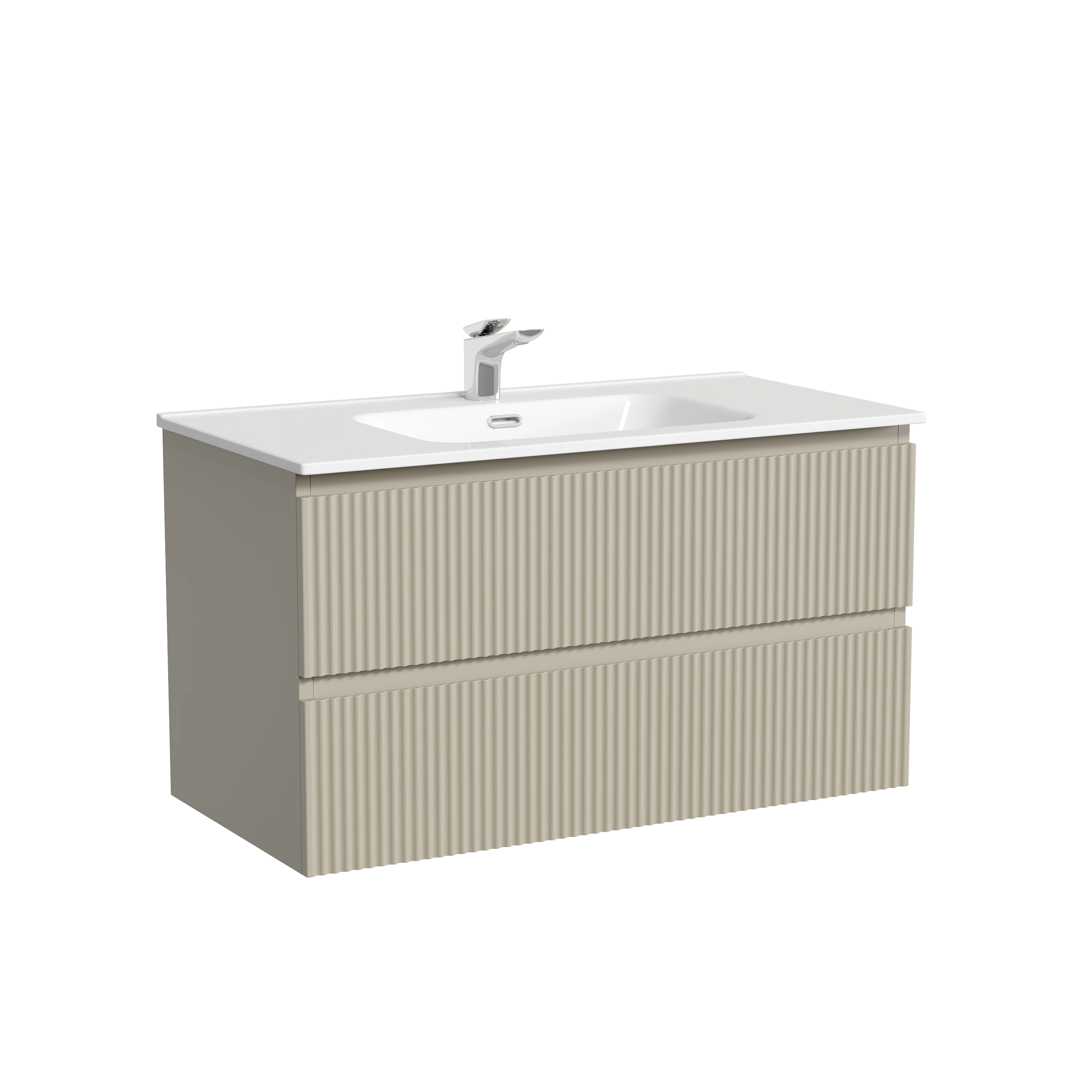 Изображение товара Подвесная ванная тумба SANCOS Snob R 890х445х500 с двумя ящиками