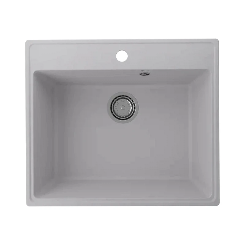 Изображение товара Кухонная мойка Ulgran Quartz Forte 580-04, платина, искусственный мрамор