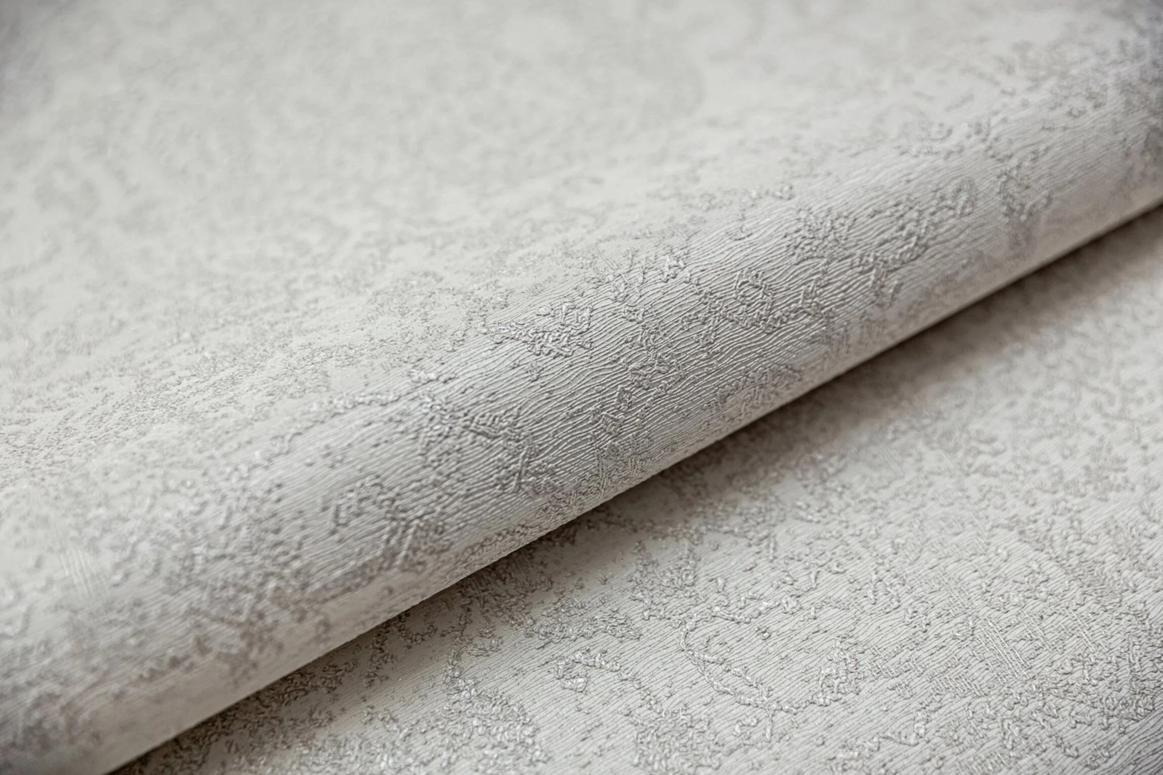 Изображение товара Обои виниловые Kerama Marazzi Флора белые 1,06м x 10,05м, декоративное напыление