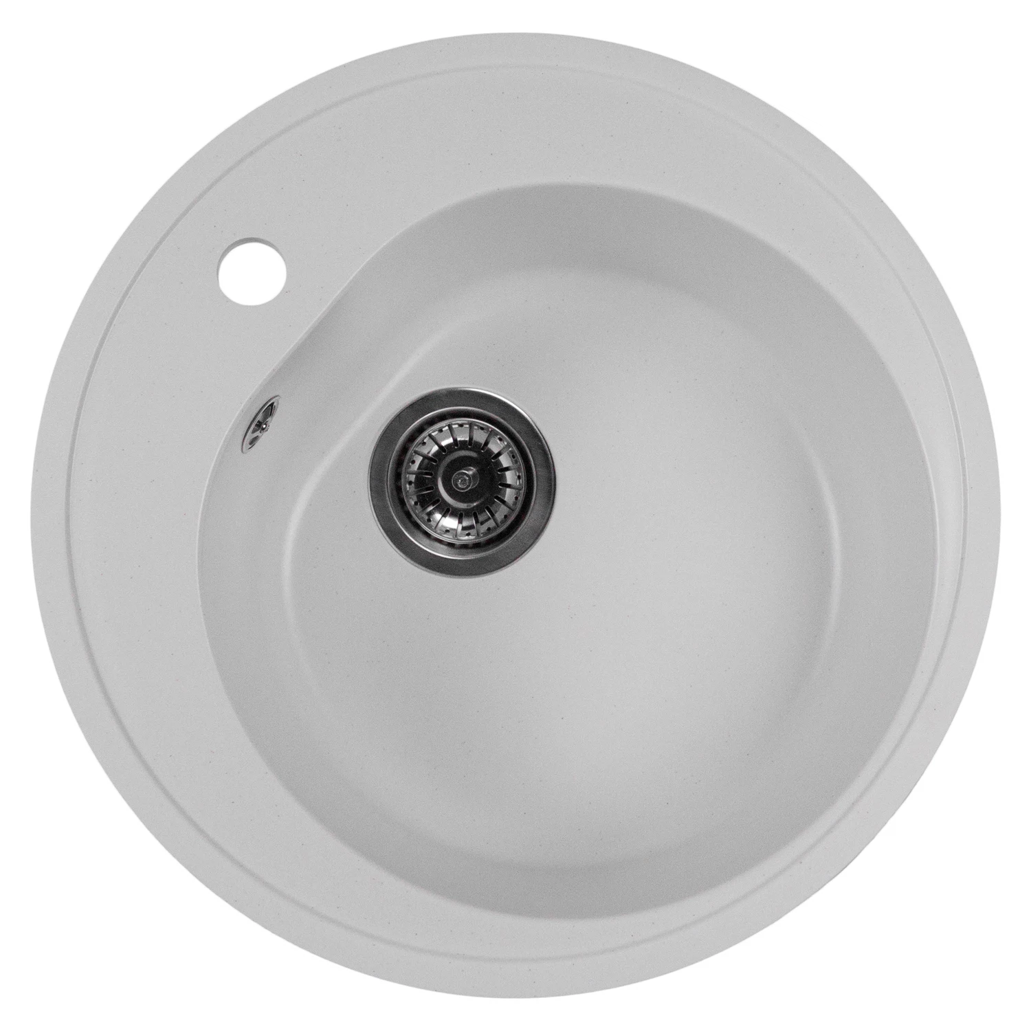 Изображение товара Мойка из искусственного мрамора Mixline ML-GMS102 СТАНДАРТ 500 мм белая