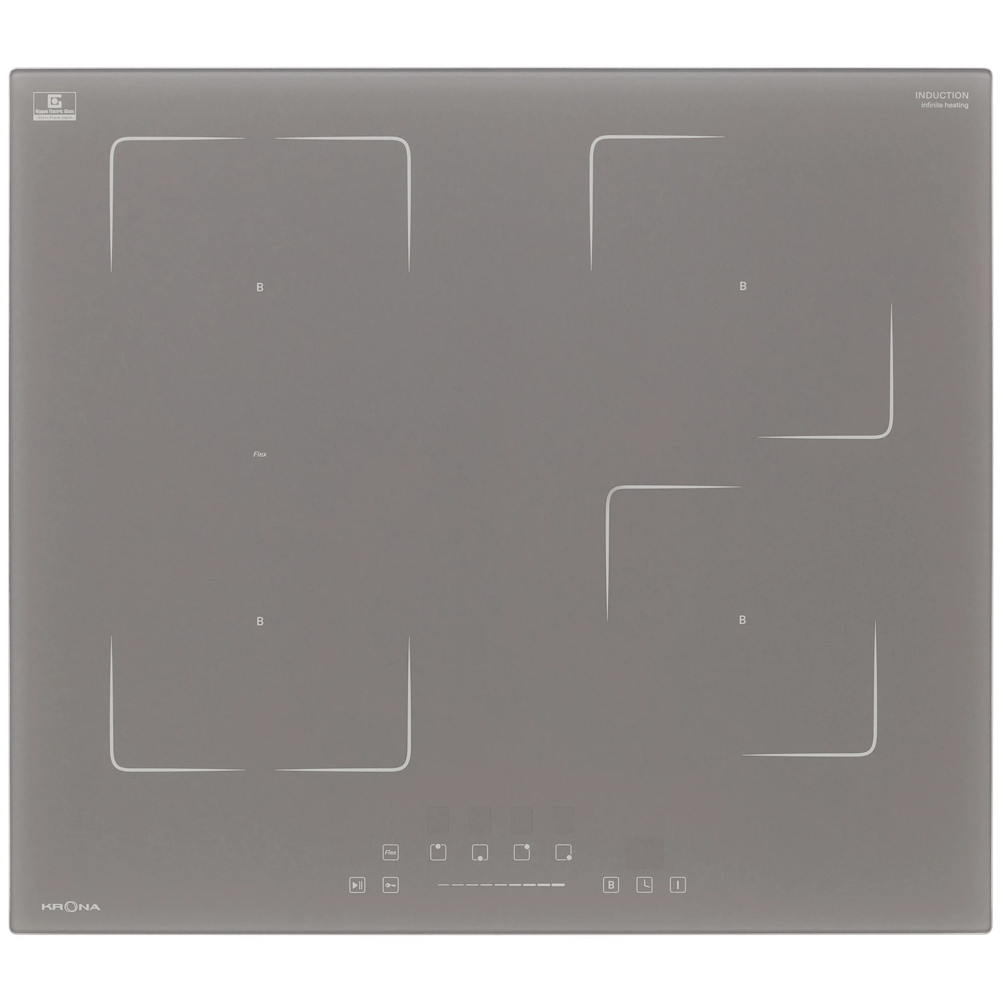 Изображение товара Индукционная варочная поверхность KRONA MYSTERIUM max ih 60 см с Flex и Boost