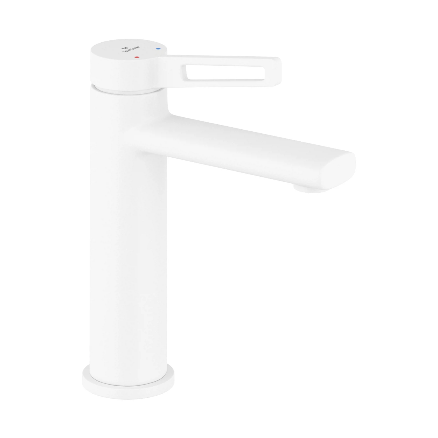 Изображение товара Смеситель для раковины Wellsee ONCE! and forever матовый белый керамический картридж