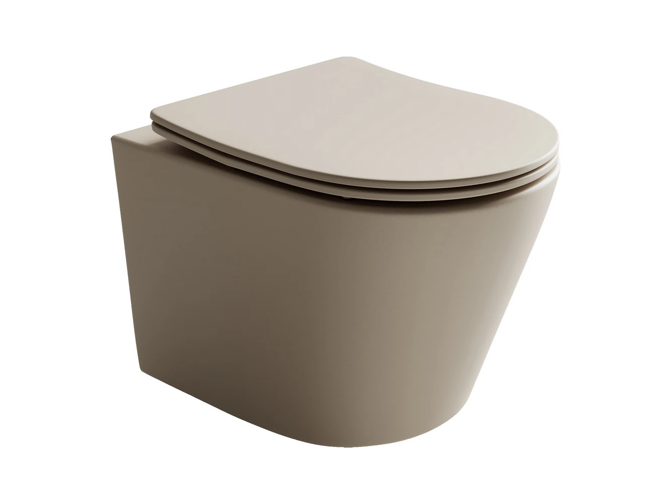 Изображение товара Подвесной унитаз Balearica Rimless Черный Матовый с глубоким смывом