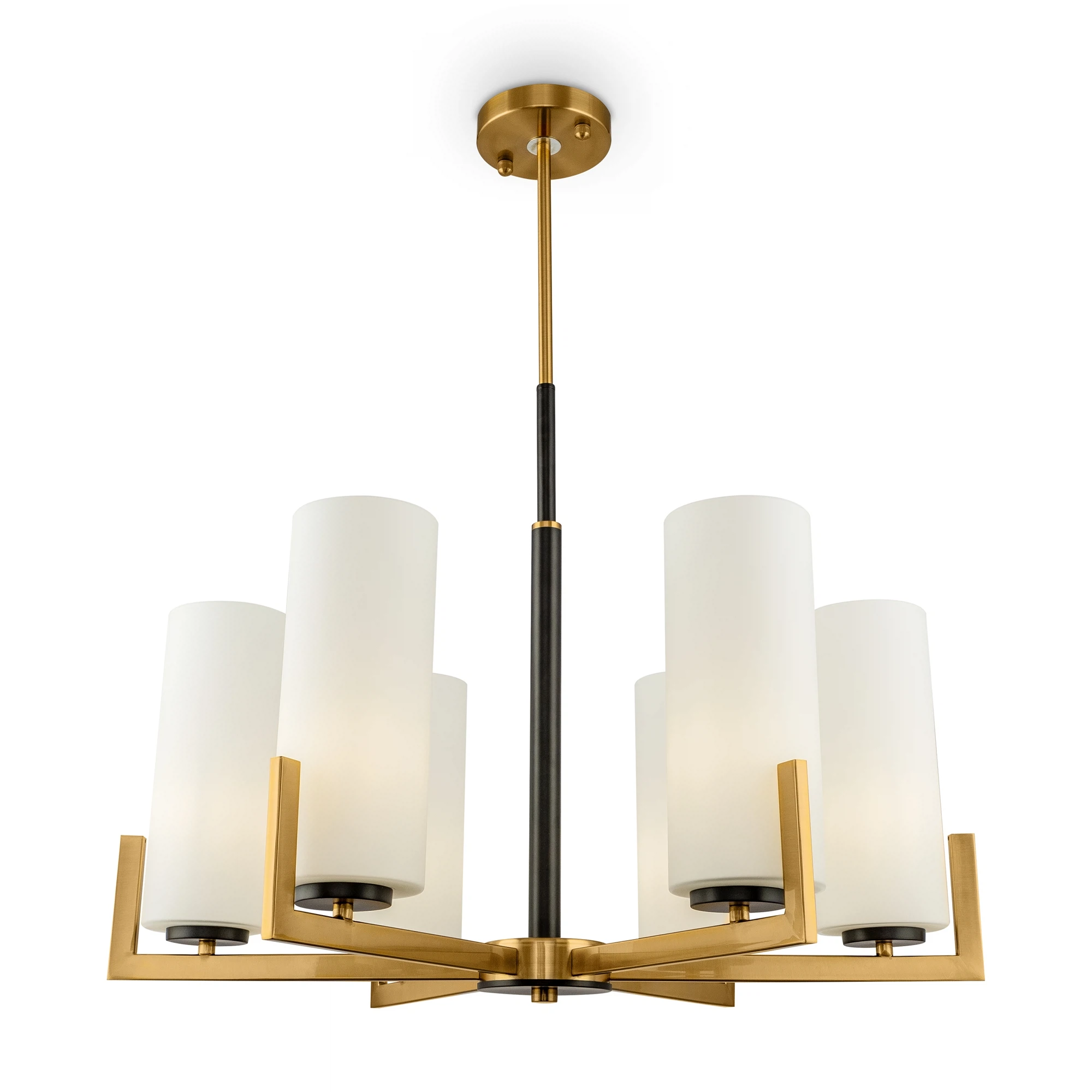 Изображение товара Люстра Maytoni Fortano MOD089PL-06BS Черный и Латунь