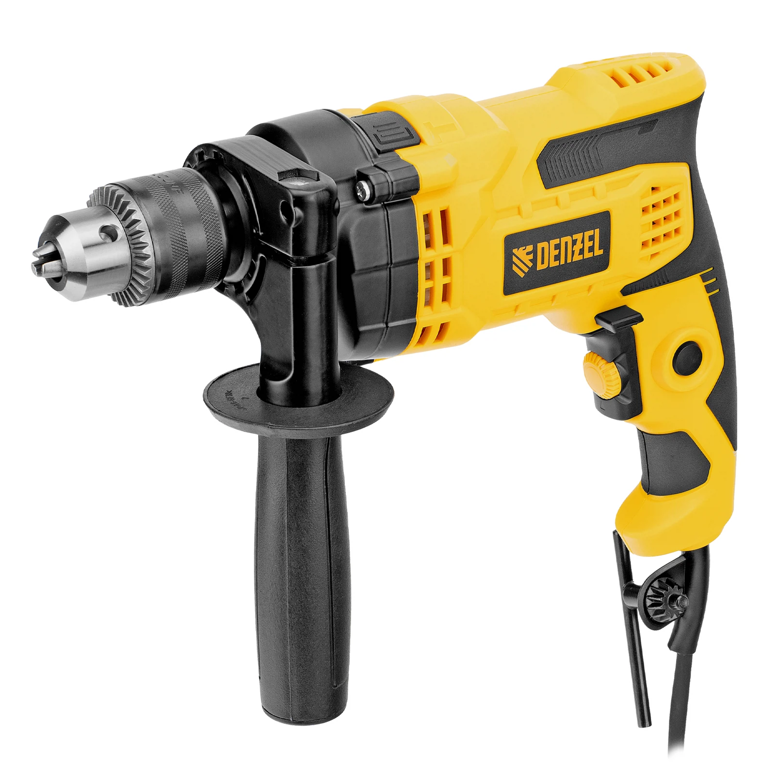 Изображение товара Дрель ударная IDD-850, 850 Вт, 0-2800 об/мин, 44800 уд/мин, Denzel 26313