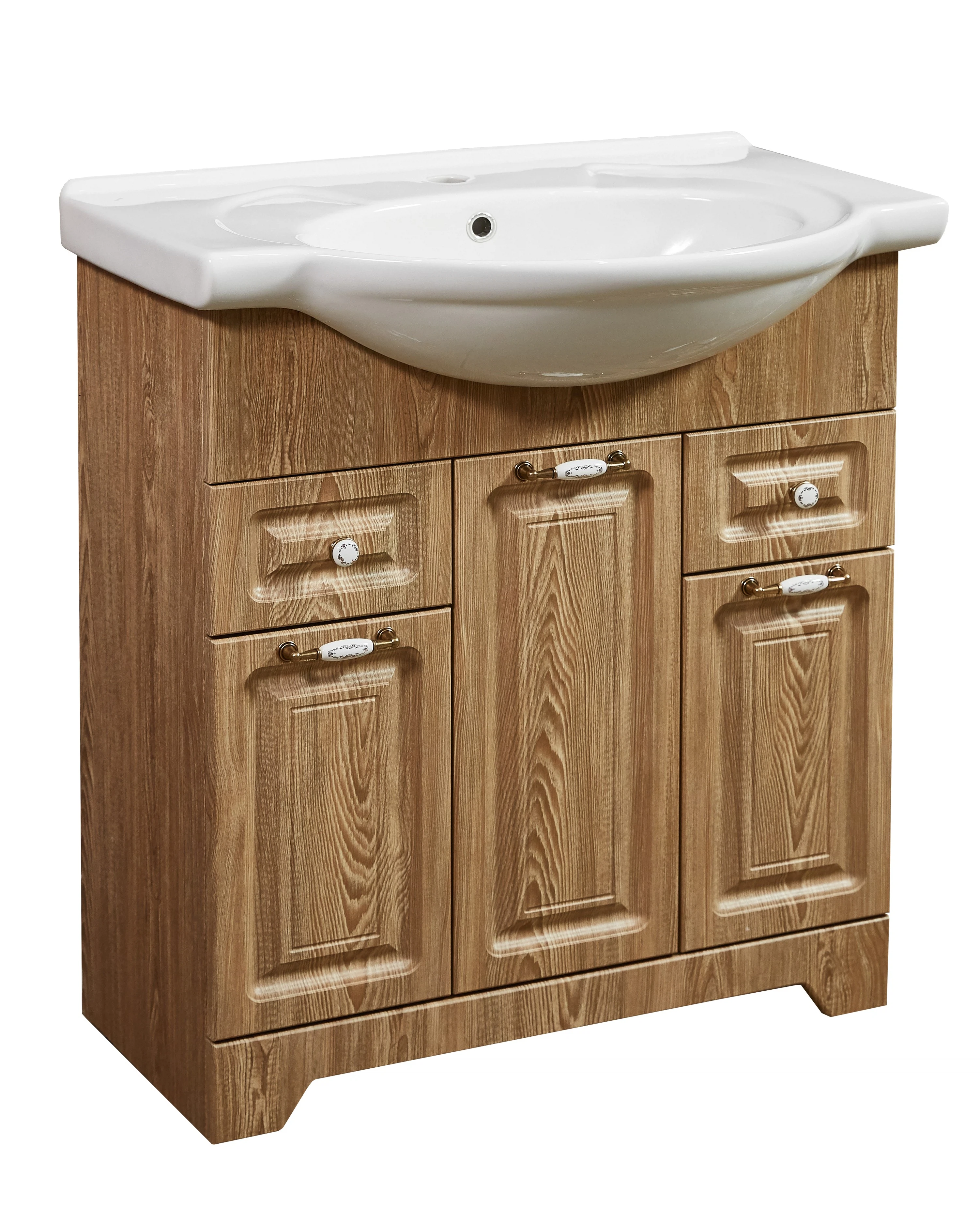 Изображение товара Тумба под раковину Stella Polar Кармела 75 из влагостойкого ЛДСП Россия