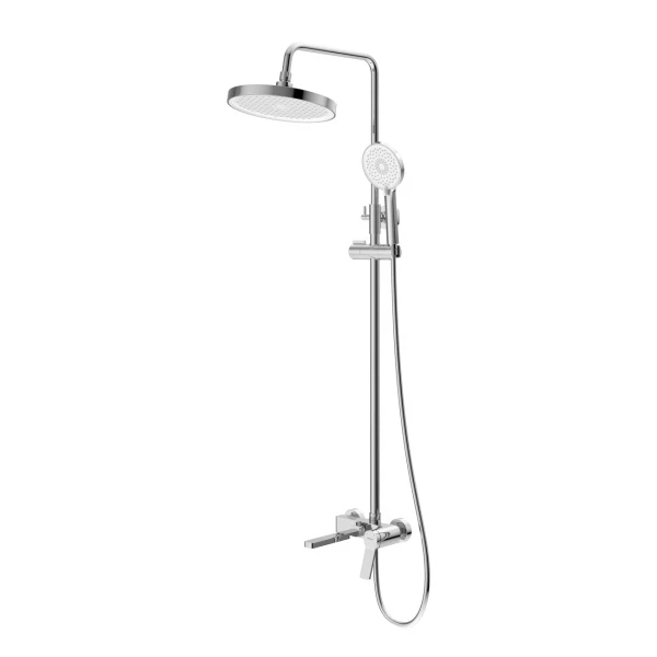 Изображение товара Душевая стойка со смесителем и изливом BelBagno ALBANO-VSCM-CRM Изображение товара Душевая стойка со смесителем и изливом BelBagno ALBANO-VSCM-CRM